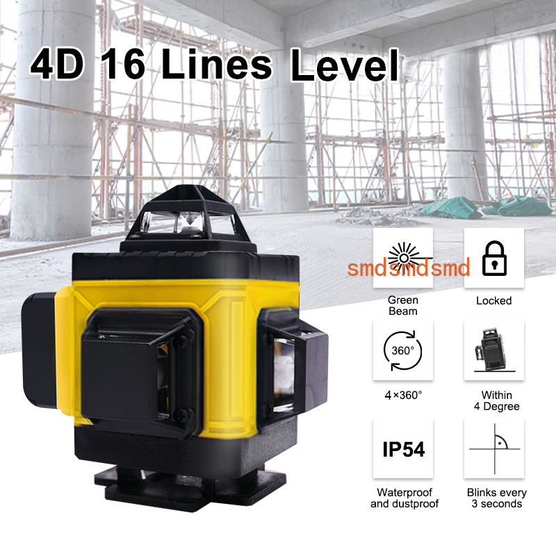 16 Lines 4D Laser Level Horizo - Laser Level 16 Lines 4D Green recension och pris