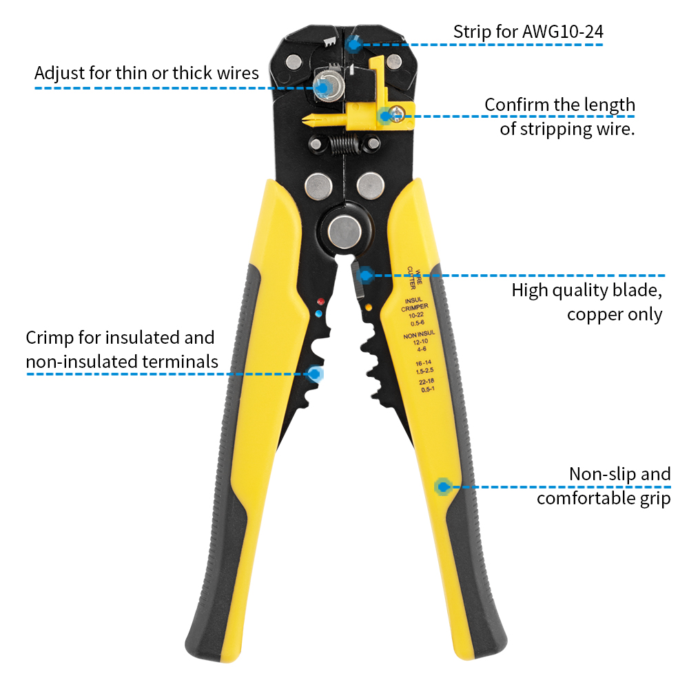 Wire Stripper Tools Multitool  - Automatic Wire Stripper Cutter recension och pris