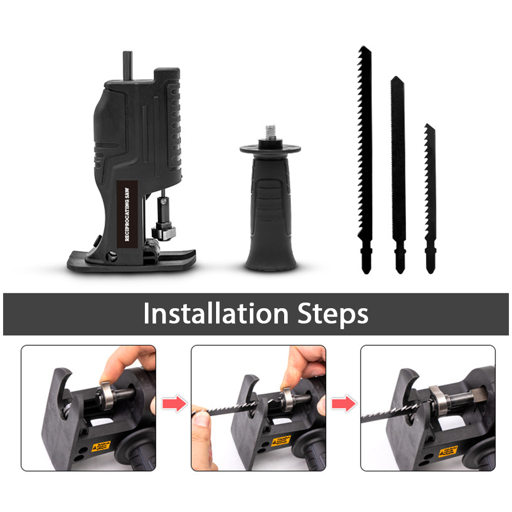 Portable Reciprocating Saw Ada - Reciprocating Saw Attachment Drill recension och pris