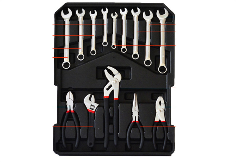 186 Pieces Aluminum Case Troll - Hand Tools recension och pris