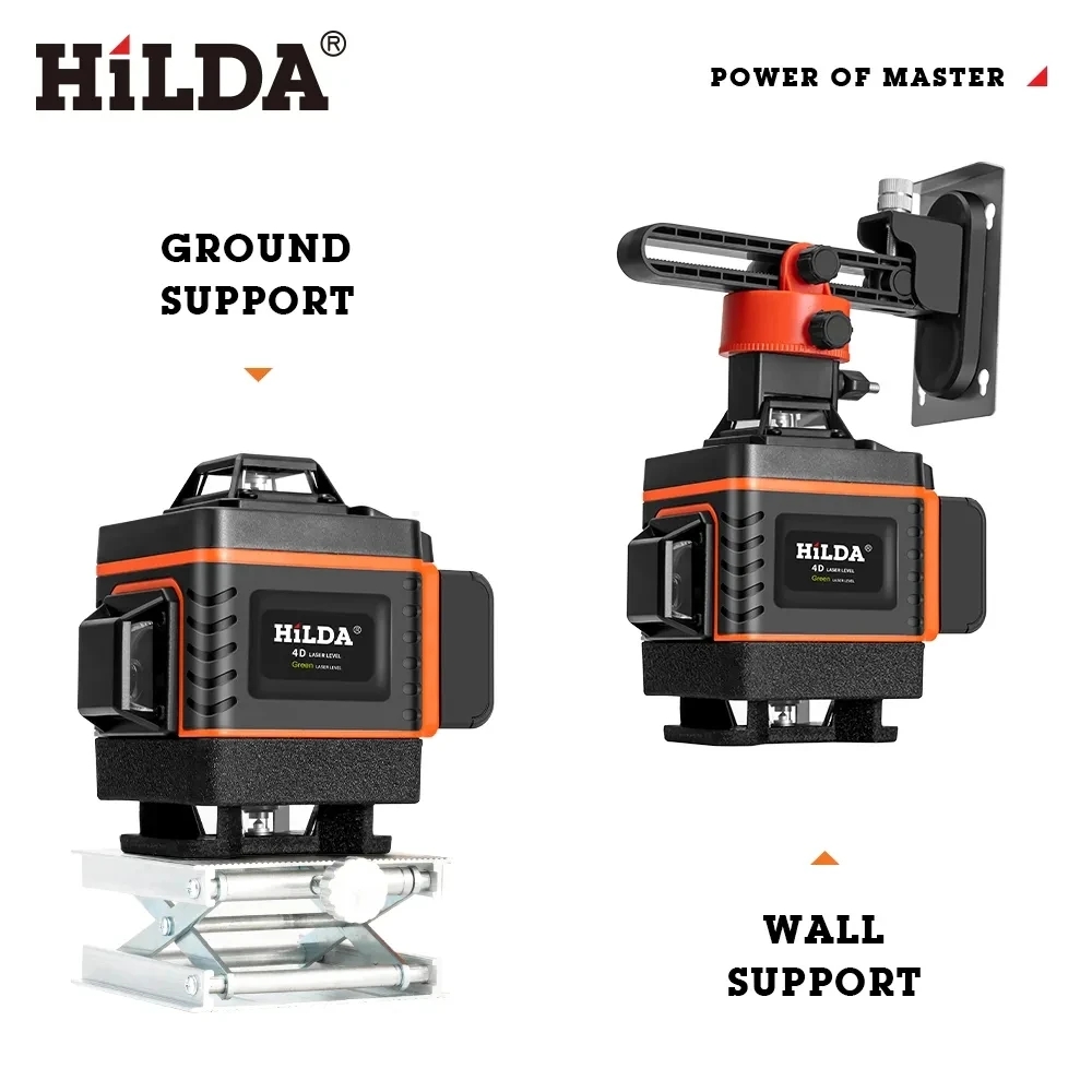 HILDA 16/12Lines 4D Laser Leve - Laser Level 16 Lines 4D Green recension och pris