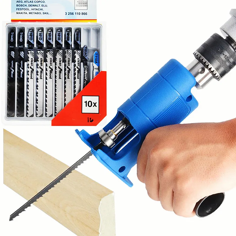 Portable Reciprocating Saw Ada - Reciprocating Saw Attachment Drill recension och pris