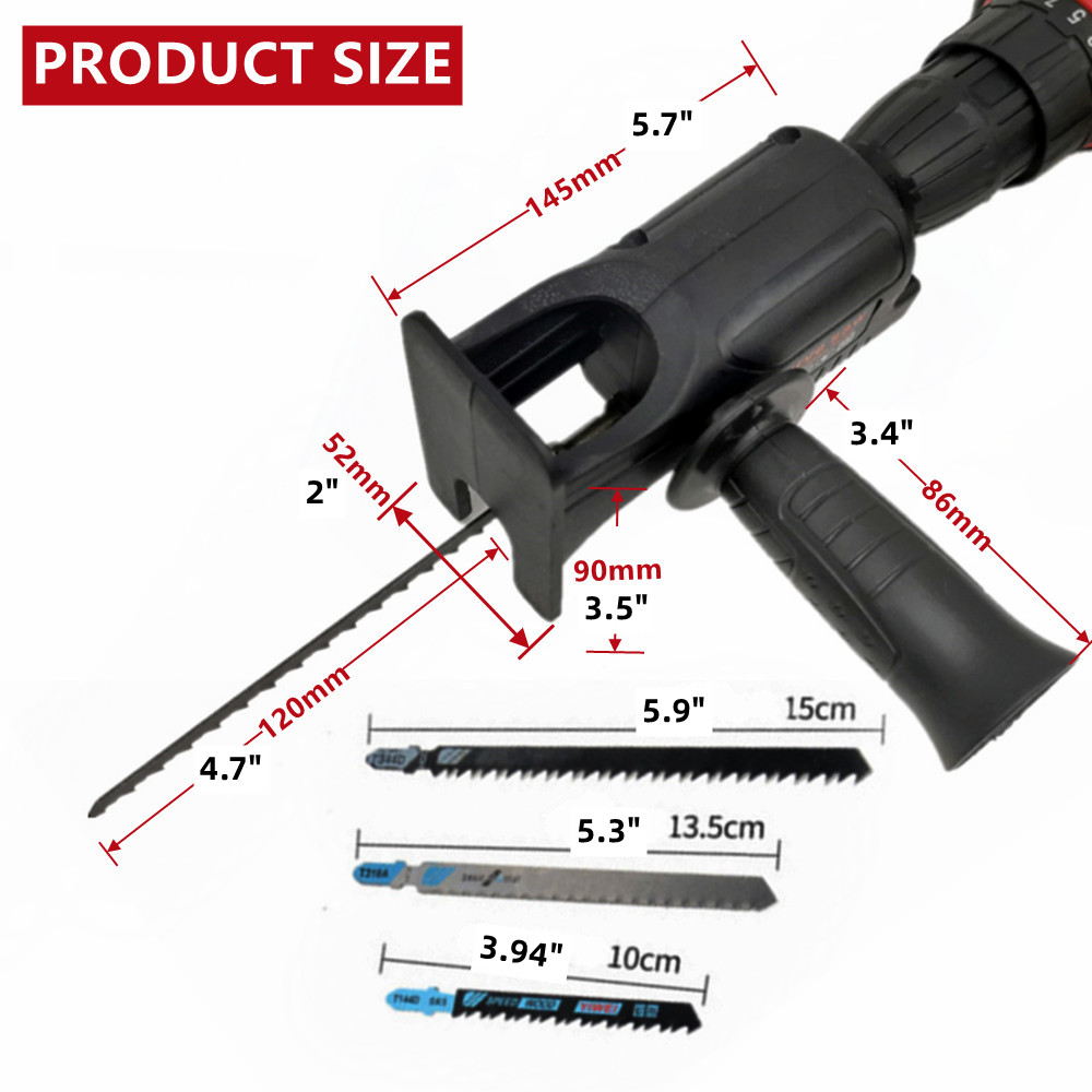 Portable Reciprocating Saw Ada - Reciprocating Saw Attachment Drill recension och pris