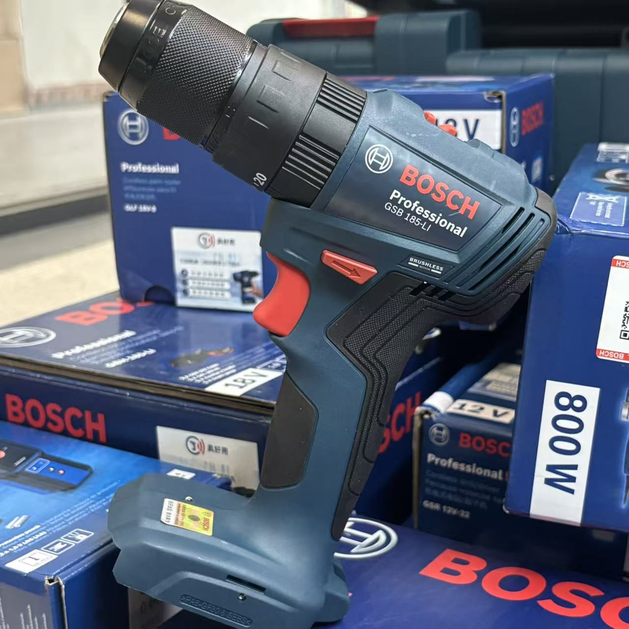 BOSCH GSB 185-LI Brushless Cor - Brushless Cordless Electric Drill 18V recension och pris