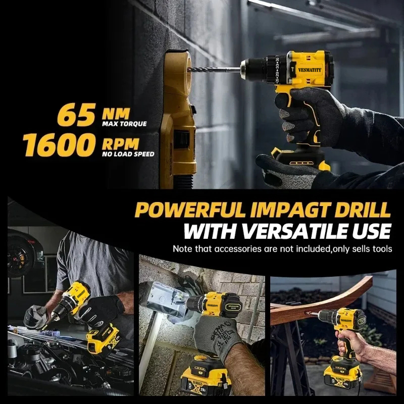 DCD805 Brushless Impact Drill  - Brushless Cordless Electric Drill 18V recension och pris