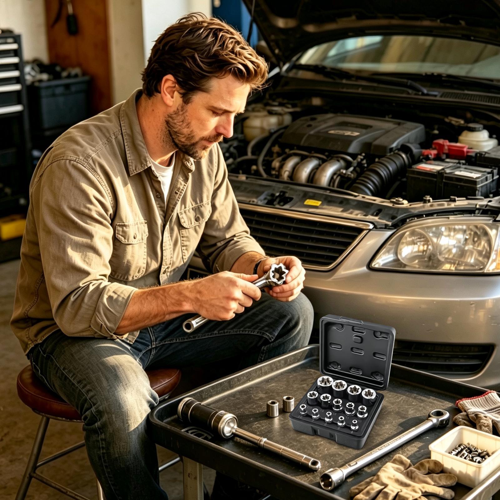 Socket Set Portable Heavy-Duty - Hand Tools recension och pris