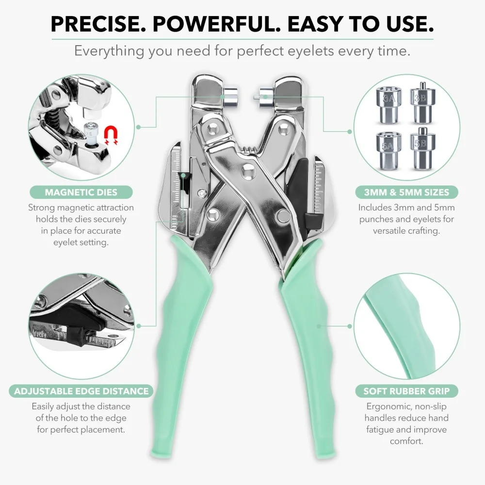 Grommet Tool Kit Handheld Hole - Hand Tools recension och pris