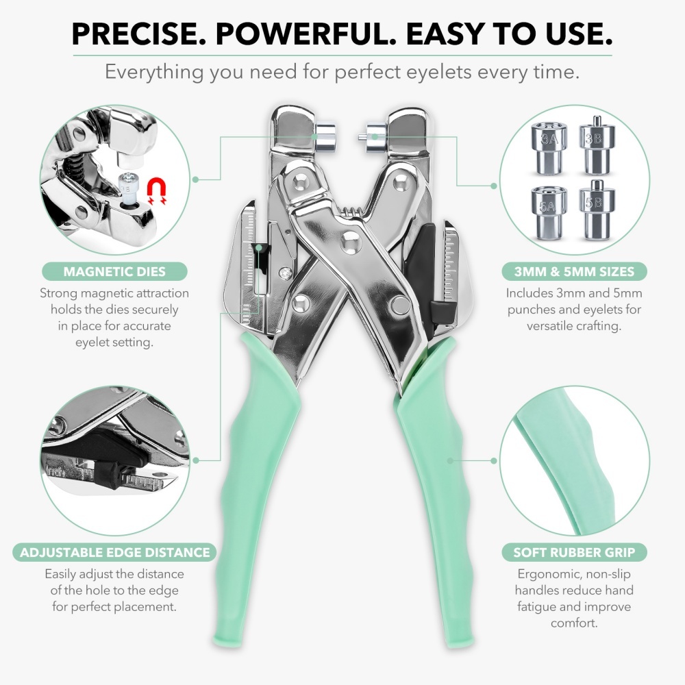 Grommet Tool Kit Handheld Hole - Hand Tools recension och pris