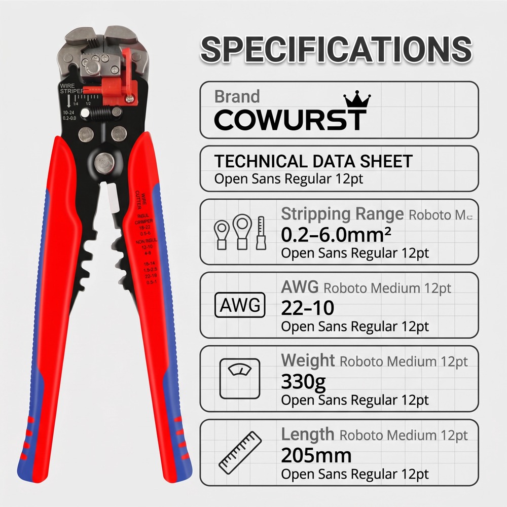 Multifunctional 3 in 1 Wire St - Automatic Wire Stripper Cutter recension och pris