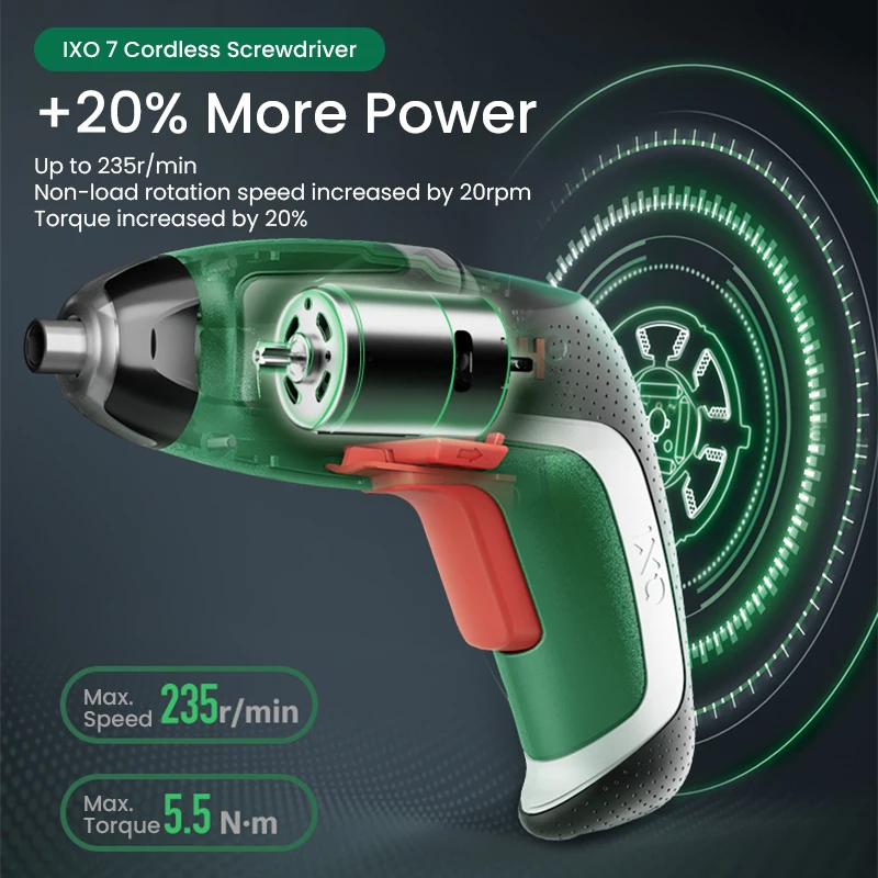 Bosch IXO 7 Cordless Screwdriv - Electric Screwdriver Rechargeable Usb recension och pris