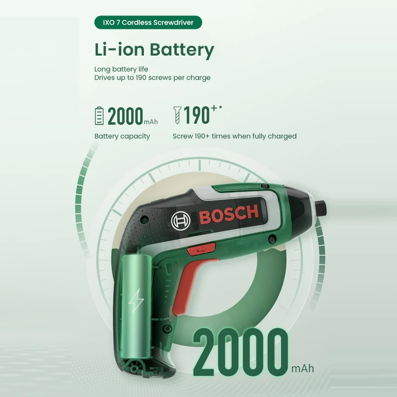 Bosch IXO 7 Cordless Screwdriv - Electric Screwdriver Rechargeable Usb recension och pris