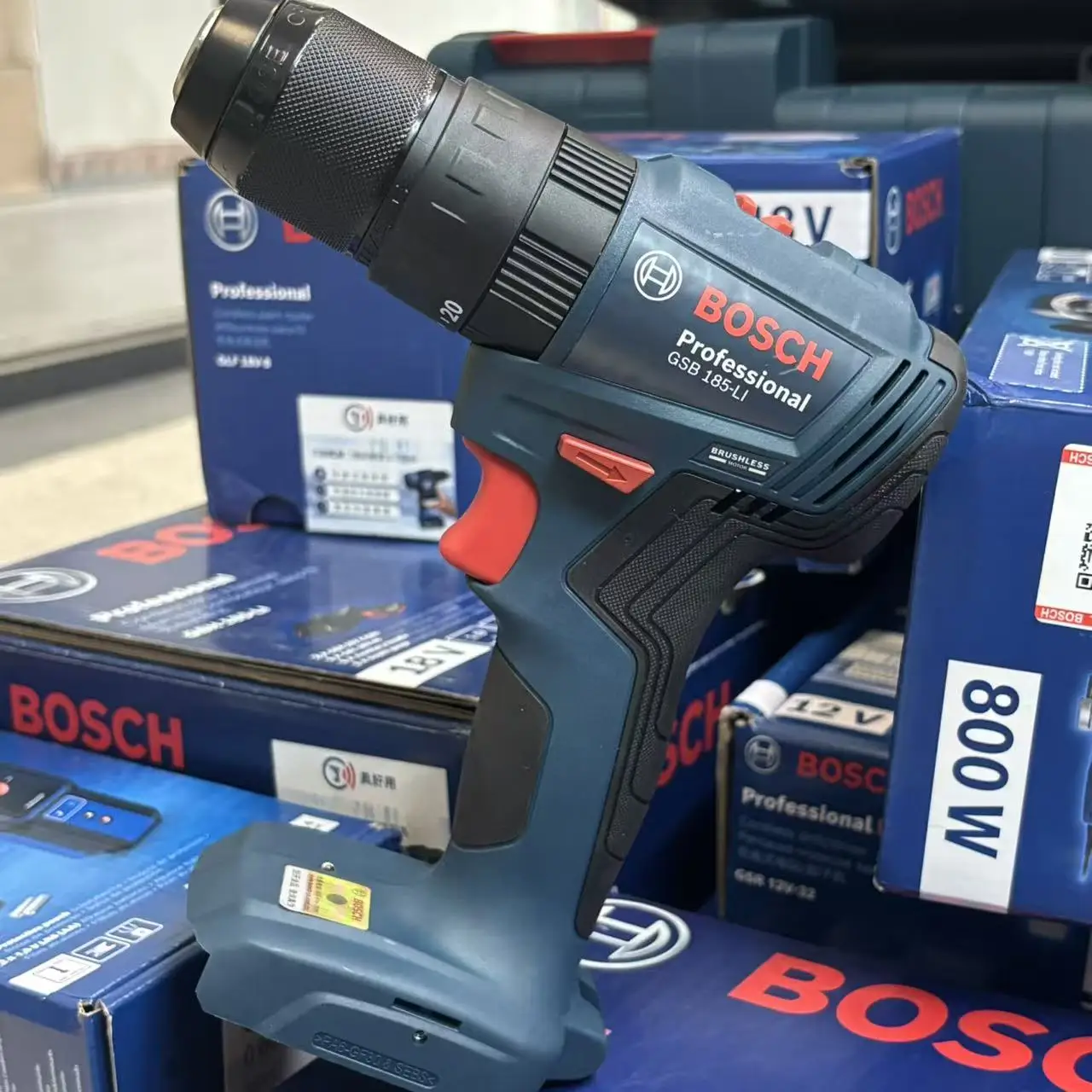 BOSCH GSB 185-LI Brushless Cor - Brushless Cordless Electric Drill 18V recension och pris
