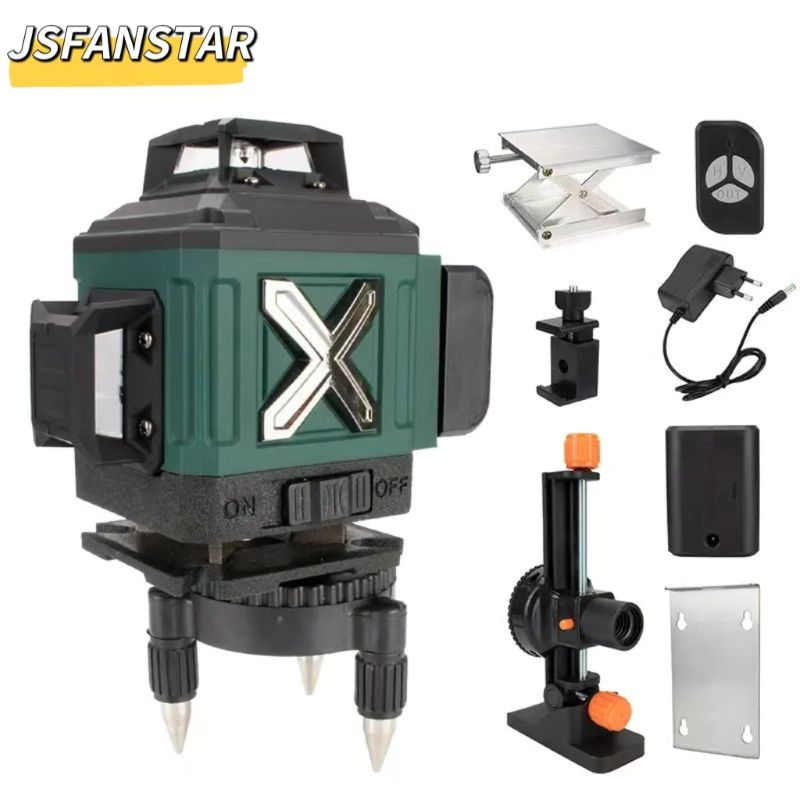 ATV4in1 Battery Powerd Adjusta - Laser Level 16 Lines 4D Green recension och pris