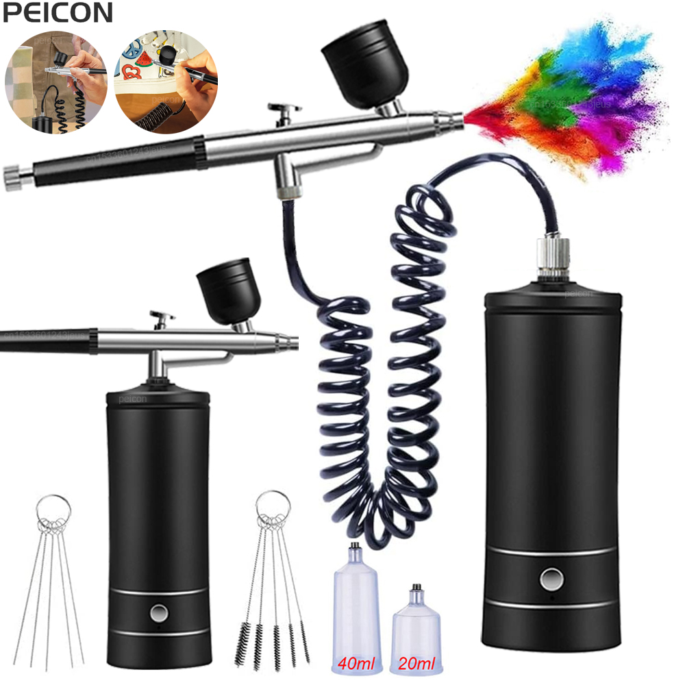 Airbrush with Compressor Porta - Airbrush Kit With Mini Compressor recension och pris
