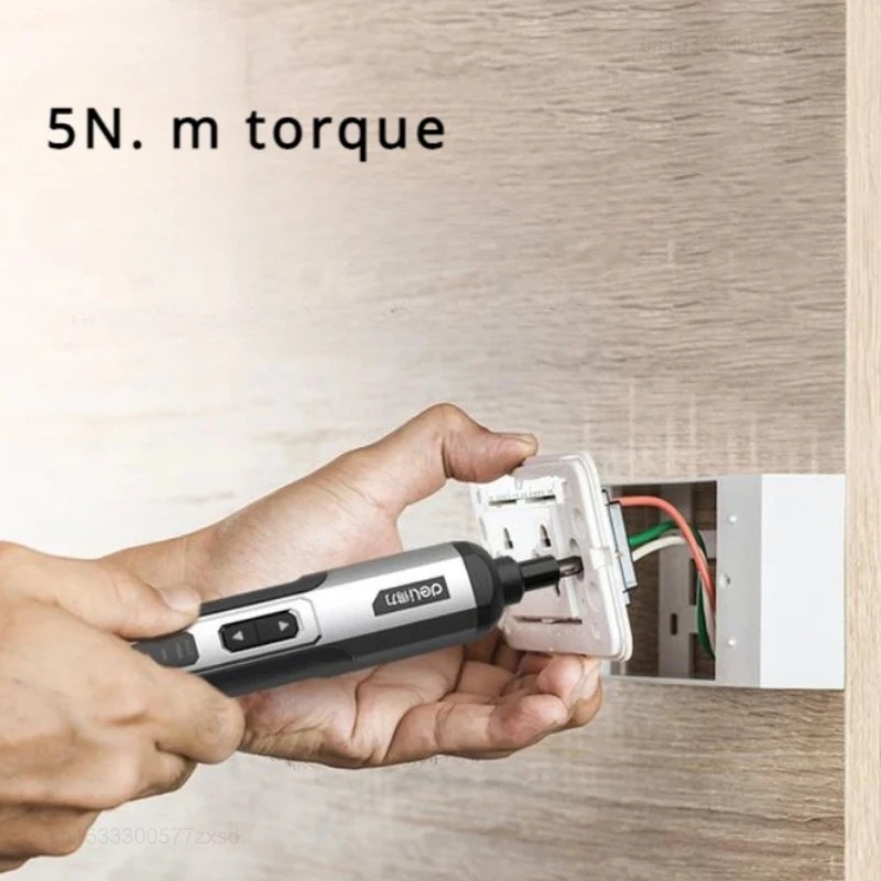 Deli 4V 3‑Speed Cordless Elect - Electric Screwdriver Rechargeable Usb recension och pris