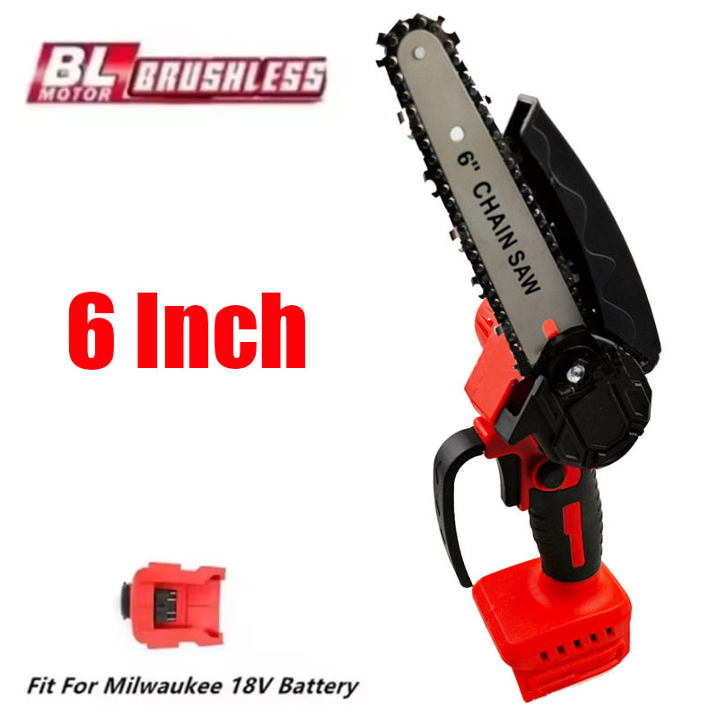 Fit for Milwaukee 18V Battery  - Mini Electric Chainsaw 6 Inch recension och pris