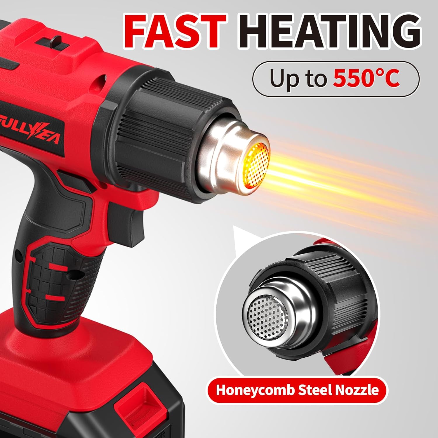 Cordless Hot Air Gun, Up to 10 - Cordless Heat Gun For Shrink Tubing recension och pris