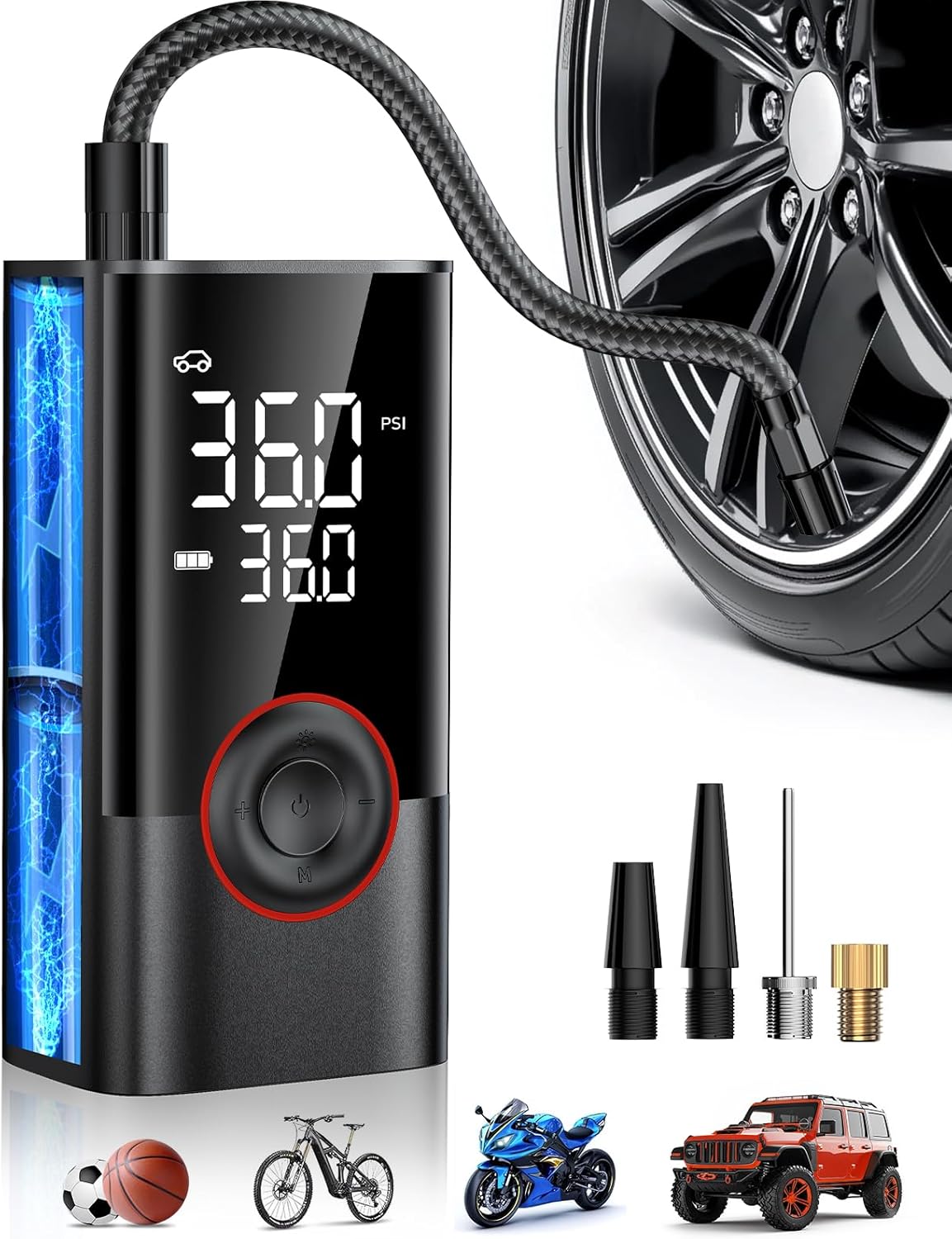 Portable Wireless Air Compress - Electrical recension och pris