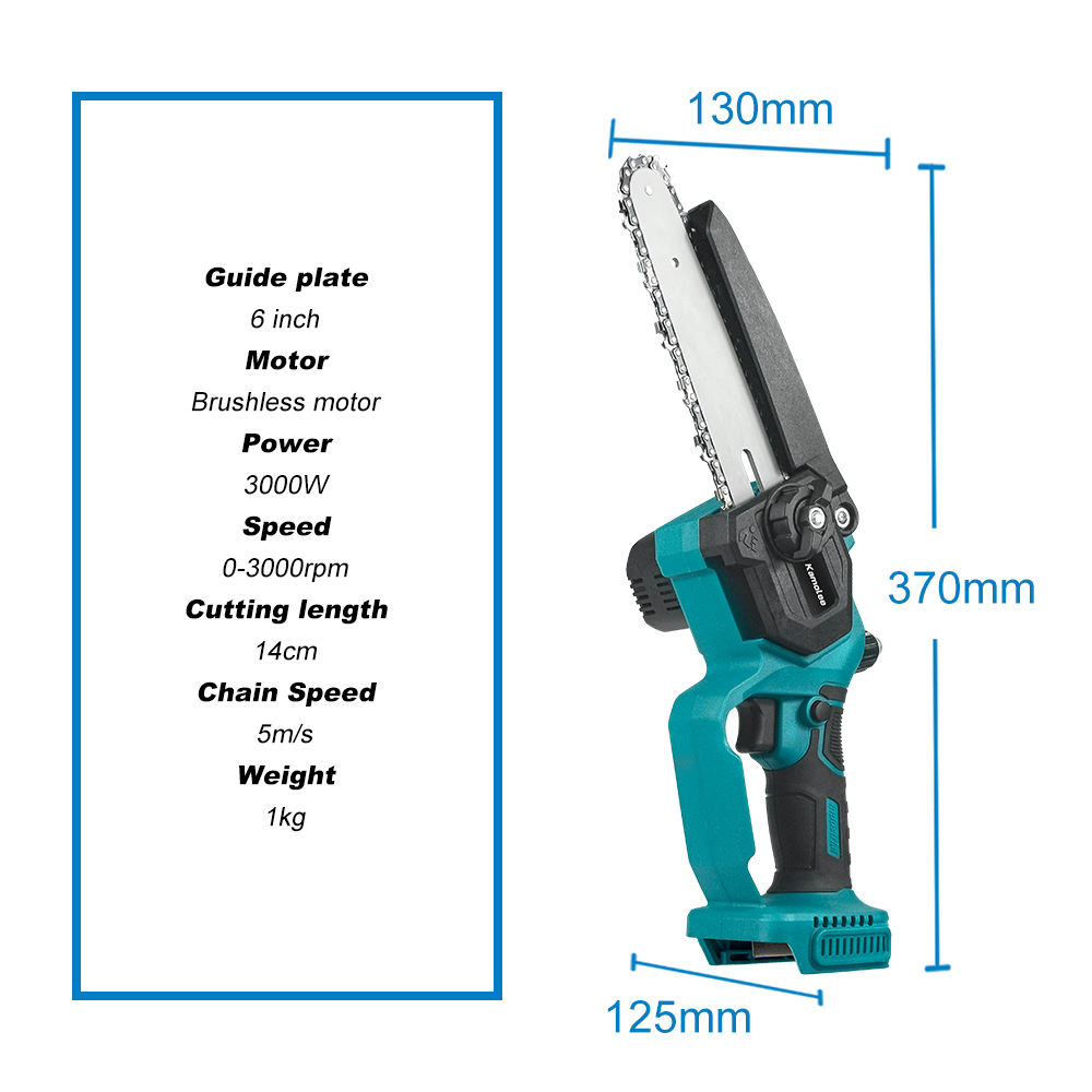 Kamolee 6 Inch 8 Inch Mini Bru - Mini Electric Chainsaw 6 Inch recension och pris