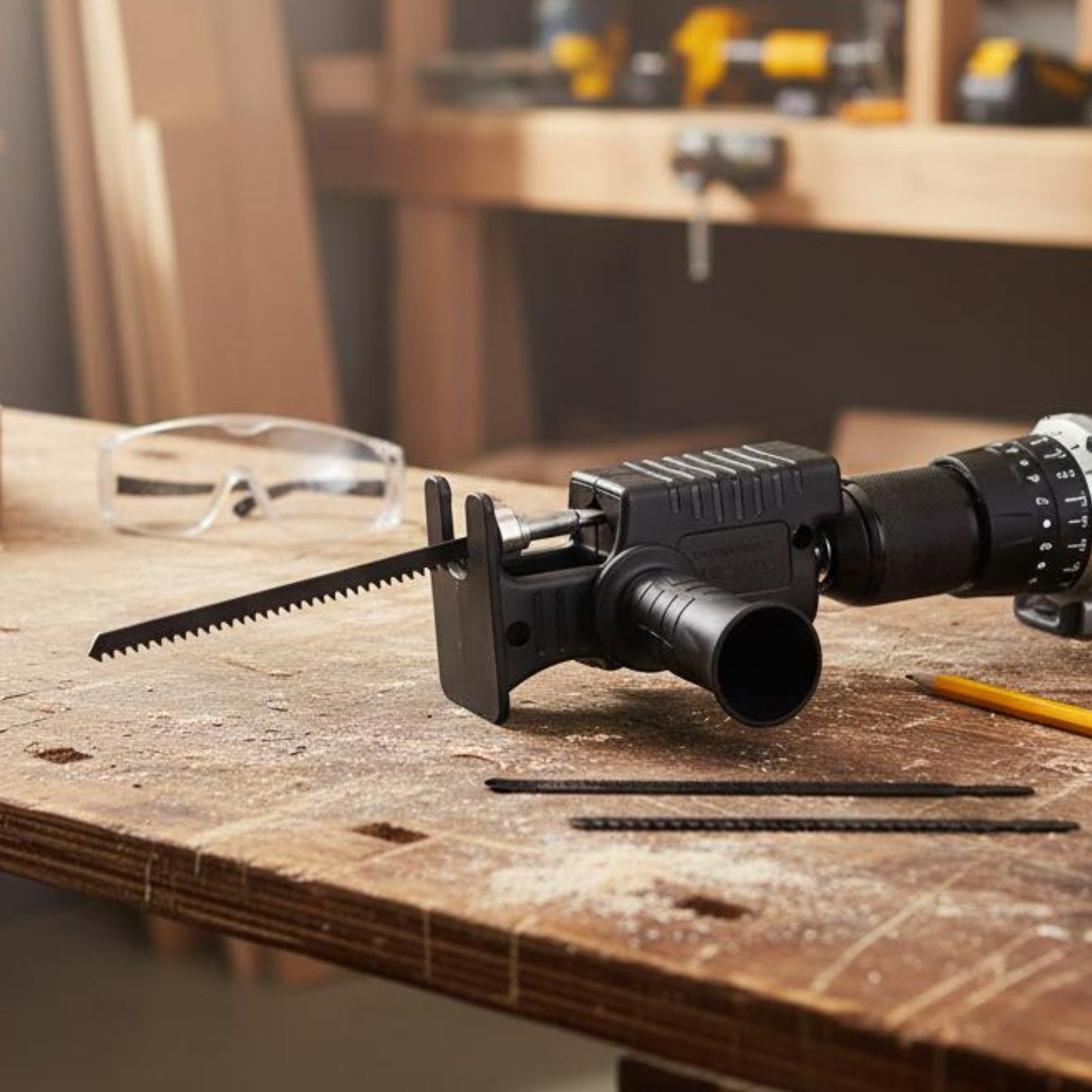 Drill to Reciprocating Saw Ada - Reciprocating Saw Attachment Drill recension och pris