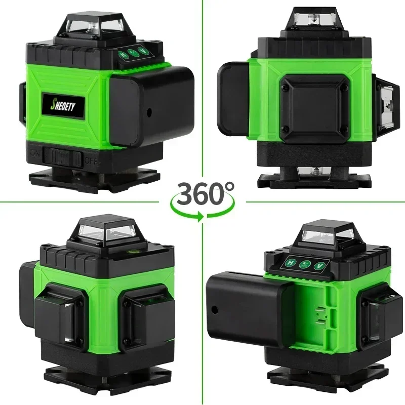 4D 16 Lines Professional 360°S - Laser Level 16 Lines 4D Green recension och pris