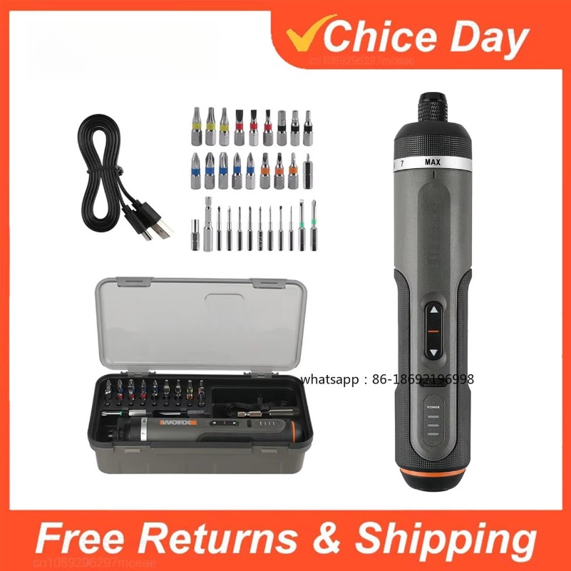 30 Bit Sets Power Tools WX242  - Electric Screwdriver Rechargeable Usb recension och pris