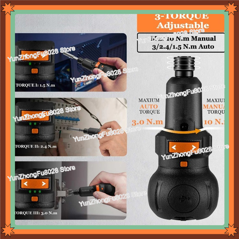 4V Electric Screwdriver, 400 R - Electric Screwdriver Rechargeable Usb recension och pris