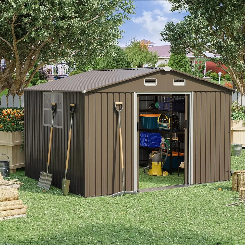 10T x 8T Outdoor Metal Storage - Garden Tools recension och pris