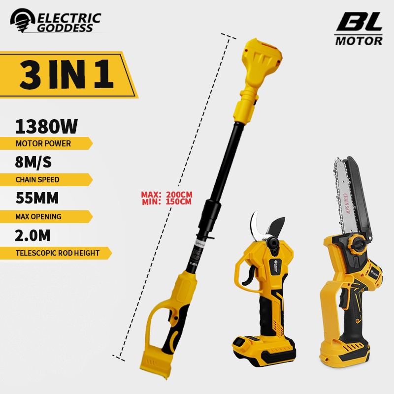Brushless 6 Inch Electric Chai - Mini Electric Chainsaw 6 Inch recension och pris