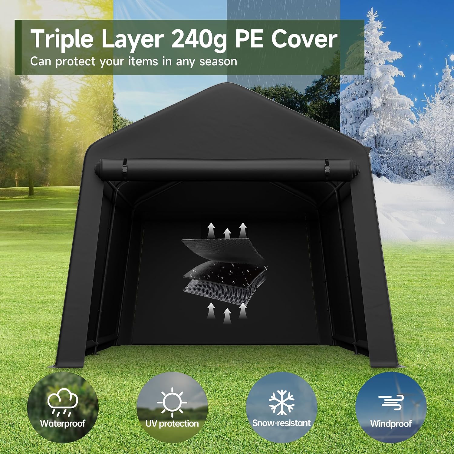 Portable Outdoor Storage Shed  - Garden Tools recension och pris