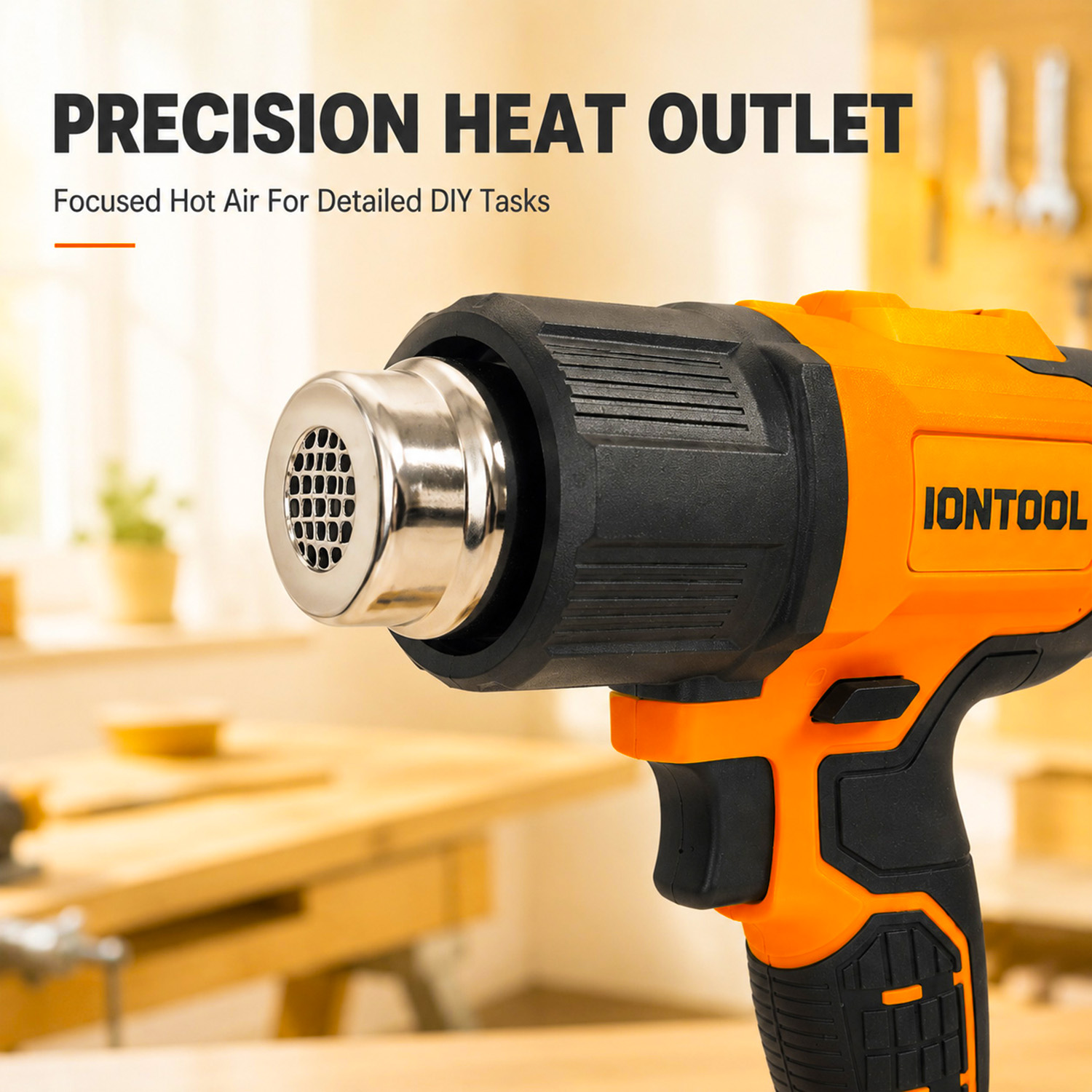 IONTOOL 250/500LPM 550℃ Cordle - Cordless Heat Gun For Shrink Tubing recension och pris