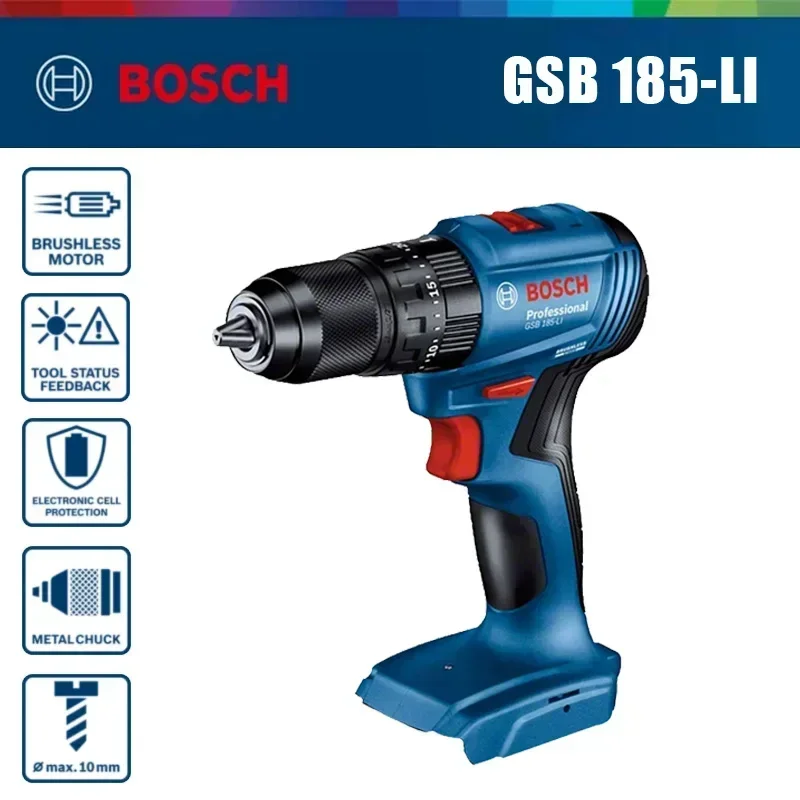 Bosch GSB 185-LI 18V Brushless - Brushless Cordless Electric Drill 18V recension och pris