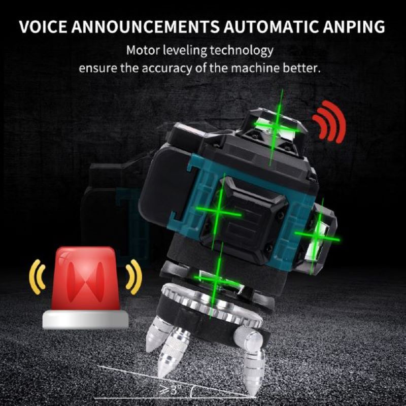Digital 16 Line 4d Green Whole - Laser Level 16 Lines 4D Green recension och pris