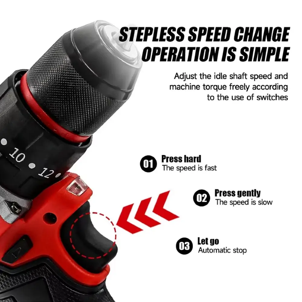 Small Electric Brushless Impac - Brushless Cordless Electric Drill 18V recension och pris