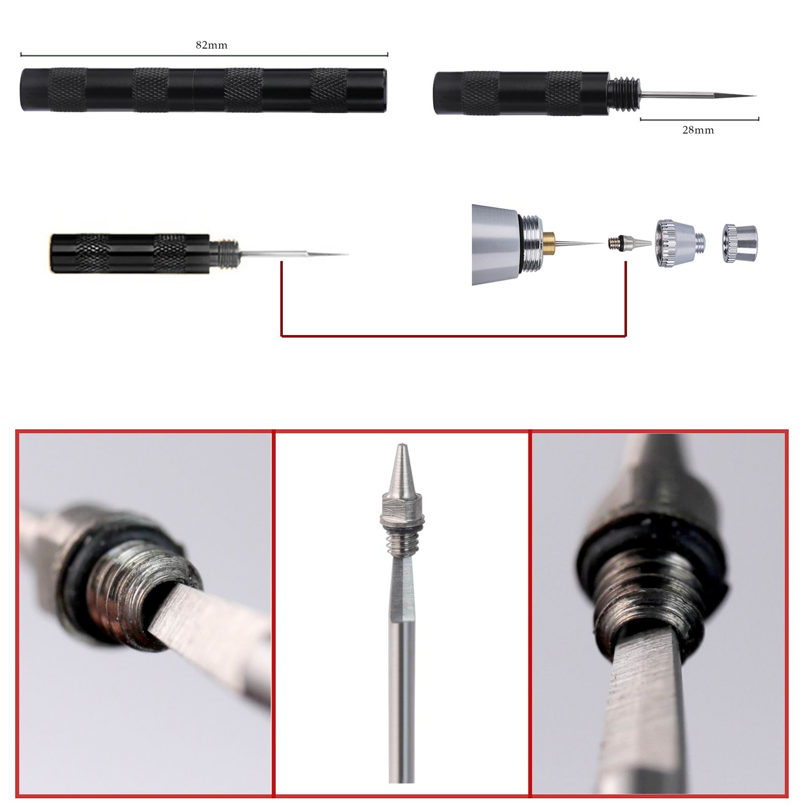 SAGUD 19PCS Airbrush Cleaning  - Airbrush Kit With Mini Compressor recension och pris