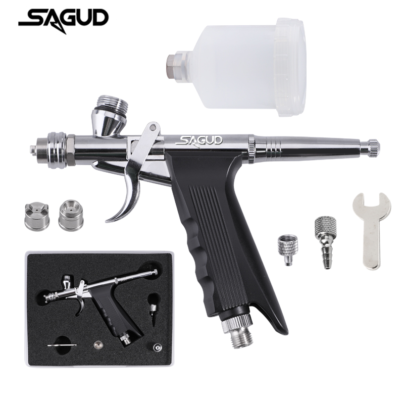 Gravity-Feed Airbrush Dual-Act - Airbrush Kit With Mini Compressor recension och pris