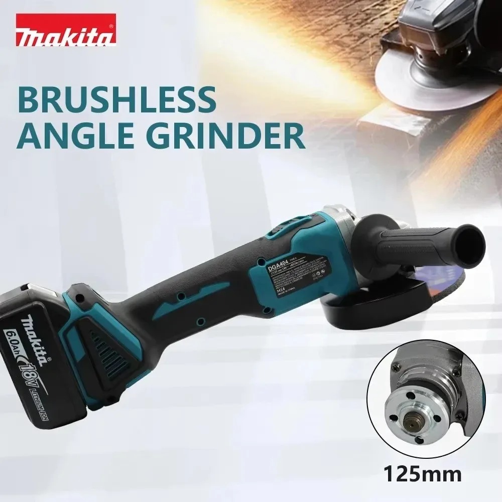 Makita DGA404 125mm Brushless  - Brushless Angle Grinder Battery Powered recension och pris