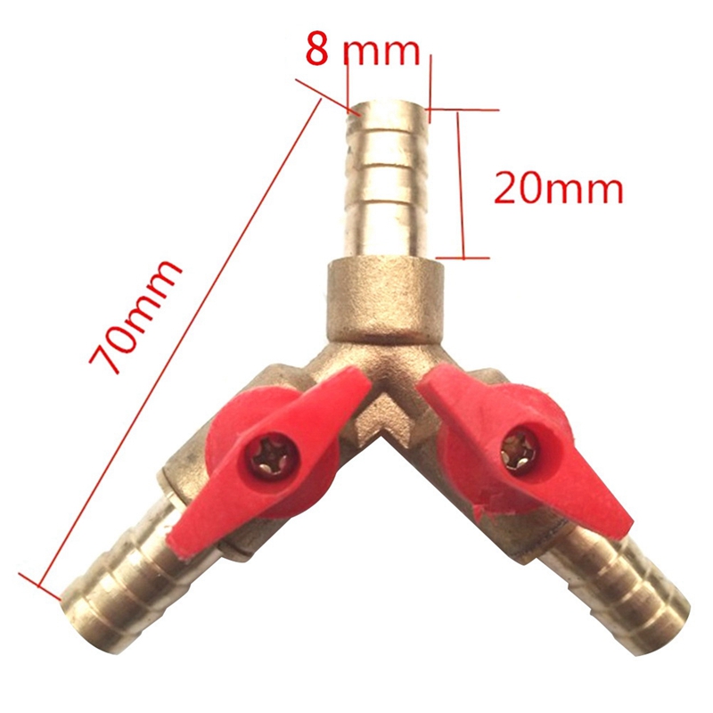 4Pcs 3 Way Shut Off Ball Valve - Garden Tools recension och pris