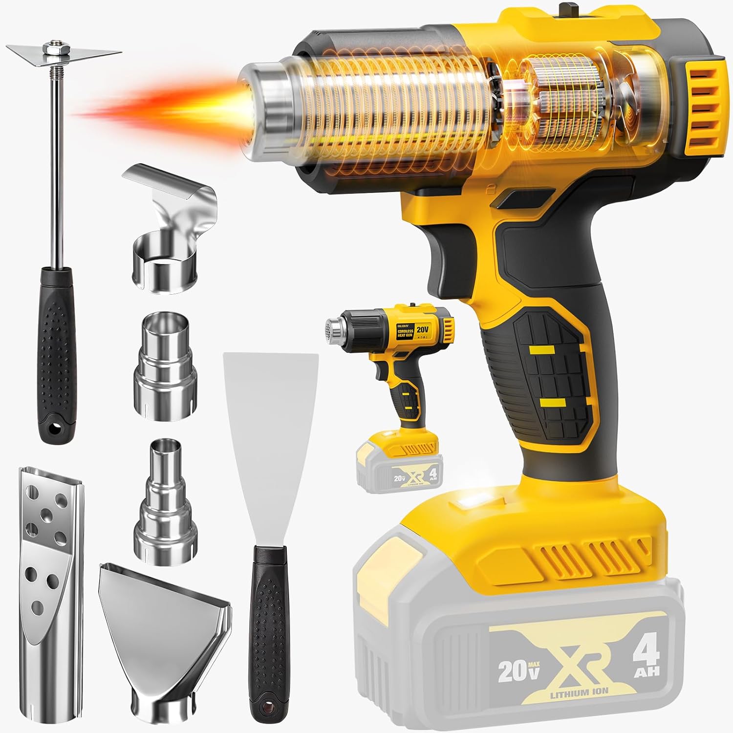 Cordless Heat Gun Compatible w - Cordless Heat Gun For Shrink Tubing recension och pris